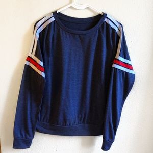 Blue Striped Long Sleeve Shirt